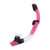 Respirador profesional de buceo transfronterizo con boquilla de silicona líquida, respirador submarino, snorkel de buceo para niños, tipo totalmente seco