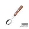 Huali Punho De Madeira Ocidental Alimentos 304 Talheres De Aço Inoxidável Conjunto De Quatro Peças Colher Portátil Doméstica, Garfo e Pauzinhos Set Presente Por Atacado