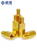 Coluna de Cobre Hexagonal M2M2.5M3M4M5M6 Pino de Cobre de Cabeça Única Coluna de Parafuso para Chassi Placa-Mã Coluna de Isolamento para Placa de Circuito