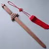Espada Integrada de Madera Maciza de Durazno, Espada de Lingote de Madera de Durazno, Espada Taoísta Bagua Siete Estrellas de Madera de Durazno, Espada Cabeza de Tigre, Espada de Madera de Juguete para Niños