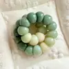 Pulseira Bodhi Criativa de Dente de Alho e Intestino de Porco para Enrolar no Dedo, Laço Único Macio, Brinquedo para Alívio de Estresse, Pulseira de Joia para Atormentar a Mão, Atacado