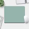 Mouse Pad Cor Sólida Estilo Fresco Tapete para Mesa de Computador Estilo Fofo Simples para Meninas Mouse Pad Feito Sob Medida