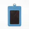 Porta-Crachá de Identificação de PU Porta-Cartão Capa para Cartão Documento Cordão de Funcionário Cordão de Estudante Crachá Escolar Negócios Atacado