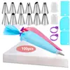 Venta al por mayor del fabricante Juego de 40 boquillas decoradoras de acero inoxidable Bolsa para decorar pasteles de crema Juego de herramientas para hornear DIY
