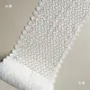 Renda Branca Solúvel em Água Renda de Linha de Algodão DIY Decoração de Roupas Acessórios Cortina Sofá Mesa Cadeira Mesinha de Cabeceira Malha