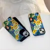 Funda de Teléfono Van Gogh Pintura al Óleo Girasol Manzana 18Promax Europea y Americana Anti-Caída Iphone17 Película Magnética Estuche Duro