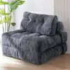 Sofá Compacto Silla Perezosa Portátil Plegable Cómodo Suelo Salón Dormitorio Bolsa de Aspiración Enrollable Sofá