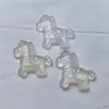 Exquisito colgante de jade con forma de caballito, trae riqueza y prosperidad inmediatamente, colgante de ágata