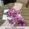 Arreglo de Escena con Flores Artificiales, Flores Falsas Serie Morada para Celebraciones de Bodas, Arreglos Florales de Piso, Flores para Decoración de Escena de Salón de Bodas