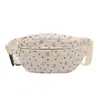 Bolso pequeño de pecho estampado estilo japonés y coreano de nicho Bolso pequeño de cintura Nuevo 2025 Bolso pequeño floral de viaje Nuevo Transfronterizo