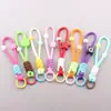 Llavero de Cuerda Tejida Colorida para Teléfono, Hecho a Mano, DIY, Creativo, Bolsa Corta para Teléfono, Accesorio de Correa Desmontable para Teléfono