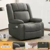Sofá Multifuncional Elétrico Massageador Sala de Estar Espaço Pequeno Individual Sofá Cama Poltrona de Balanço Pessoa Preguiçosa Lazer Cadeira Giratória