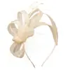 Popular Faixa de Cabeça para Noiva da Amazon Headdress de Renda e Penas Chapéu para Corridas de Cavalo Headdress de Performance para Chá da Tarde de Senhoras