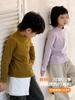 Roupa Infantil Camiseta Térmica de Base para Meninos 2025 Outono e Inverno Novo Estilo Roupa Íntima Quente Infantil Roupa de Manga Comprida Forrada com Lã para Crianças Mais Velhas