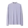 Sudadera de color liso para hombre con cuello redondo y manga larga, Top deportivo casual holgado para primavera y otoño, Camiseta base