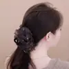 Pinza para el Cabello de Tiburón de Cristal Esponjoso Estilo Coreano para Mujer 2026 Nuevo Pinza Versátil para Moño Accesorio para el Cabello