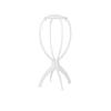 Estante de soporte para peluca, estante de soporte para cabello, accesorios de herramientas de plástico especiales para barbería, estante con capucha desmontable