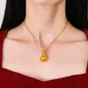 Collar con Sachet de Bolsa de la Suerte para Mujer, Nuevo Estilo Chino con Diseño de Flor de Cuatro Hojas con Pedrería, Estilo de Nicho, Lujo Ligero, Nuevo Modelo 2026 Cadena para Suéter