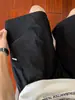 Pantalones cortos de trabajo estilo americano con corte oblicuo para hombre, pantalones casuales de retazos finos de secado rápido para verano, pantalones cortos hasta la rodilla para deportes al aire libre y baloncesto.