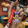 Llavero Creativo Lindo de Dibujos Animados Flash Minnie Mickey Pegamento Suave Trendy Play Pareja Luminoso Tridimensional Juguete Colgante para Bolsa