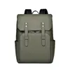 Mochila Texturizada Simple de Negocios de Gran Capacidad para Viajes, Mochila de Computadora de Moda, Color Sólido, Bolso Escolar para Estudiante Universitario