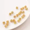 Contas de Bola de Diamante de Cobre Contas Espaçadoras Feitas à Mão DIY Pulseira Colar Chaveiro Contas Soltas Acessórios Material Joias