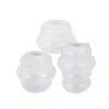 Portavelas de Anillo Círculo Multicapa Nórdico de Resina de Cristal de Amapola Molde de Silicona para Adorno de Cemento y Yeso DIY