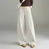 Pantalones de pierna ancha curvados, modernos y elegantes para mujer, nuevo modelo otoño/invierno 2026, de cintura alta, adelgazantes, fluidos, estilo banana casual para deporte