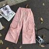 Traje de peto con chaleco de moño para niñas 2025 estilo de verano peto de moda para niños de secundaria conjunto de dos piezas