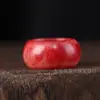 Anillo de Hueso de Camello de Sangre Pura Natural Material de Sangre Pura Juego de Hueso Anillo para Pulgar Juego Cultural Pulseras de Cuentas Budistas Adornos de Hueso de Yak Venta al por Mayor