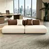 Sofá curvo para oficina, vestíbulo de hotel, recepción, juego de sofás de forma especial para descanso, reuniones de invitados y salón de belleza