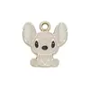 Pingente de Animal de Desenho Animado Transfronteiriço Pulseira com Laço DIY Acessórios de Pingente de Joias Esmaltadas Feitas à Mão