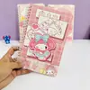 Caderno Espiral A5 My Melody Fofo de Alto Valor para Aluno do Ensino Fundamental Caderno Estilo Cartoon Ins Caderno Fofo Feminino