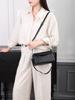 Bolso de Hombro Único para Mujer de Cuero de Flor Entera Granado, Bolso Cruzado de Gran Capacidad, Elegante y Práctico para Mujer, Suave de Cuero Genuino con Múltiples Compartimentos