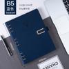 Caderno A5 de folhas soltas destacável registro de reunião de escritório B5 bloco de notas atacado logotipo personalizado