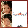 Pegatinas Faciales Brillantes de Año Nuevo Transfronterizas, Pegatinas para Cejas, Esquina del Ojo y Frente Estilo Antiguo Dunhuang, Pegatinas de Tatuaje Coloridas, Escenario de Disfraces Antiguos Hanfu