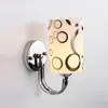 Lâmpada Substituível Quarto Sala de Estar Luminária de Cabeceira Luminária de Parede de Fundo Lâmpada Simples Americana Europeia Escada Corredor Tecido Ferro