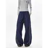 Estilo Novo de Verão Calças Masculinas Casuais Largas com Cintura Elástica de Perna Reta Moda Tendência Streetwear Cool Calças Longas