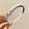 Diadema de Dibujos Animados para Niñas, Diseño Lindo de Animal, Estilo Nuevo, No Daña el Cabello, Antideslizante, Accesorio para el Cabello de Corona Alta