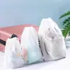 Bolsa de Armazenamento Impermeável para Viagem com Fecho de Cordão Bolso para Viagem de Negócios à Prova de Poeira Roupas Íntimas Calcinhas Roupas Sapatos Mala Compartimento Bolsa