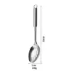 Conjunto de Utensílios de Cozinha Aço Inoxidável Colher de Cozinhar Espátula Doméstica Cabo Reto de Aço Inoxidável Conjunto de Utensílios de Cozinha Espátula de Aço Inoxidável