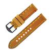 22 nueva correa transfronteriza de Amazon de cuero crazy horse de alta calidad de primera capa de piel de vaca hecha a mano accesorios para reloj de pulsera