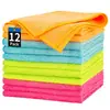 Toalha de Malha Warp Transfronteiriça Multicor Pano de Limpeza Especial Forte Absorvente Multifuncional Espessado Pano de Lã