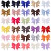 Venta Caliente Transfronteriza 4.5cm Color Sólido tamaño pequeño Pasador de Pelo con Lazo Simple Accesorios para el Cabello Estilo Ins Europeo y Americano A214