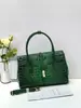 Bolsa Feminina de Marca com Padrão de Crocodilo Bolsa de Mão para Mãe Nova 2025 Moda Bolsa Feminina Grande Capacidade Ombro Único Transversal