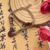 Pulsera al por mayor Ámbar chino nuevo Hebilla de seguridad Pulsera con paisaje Estilo retro para mujer Pulsera combinable Estilo étnico Cuentas