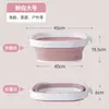 Lavabo Plegable, Lavabo Conveniente para Uso Doméstico, Tamaños Grande y Pequeño, Adecuado para Recién Nacidos, Tina para Bebé para Lavar Pies, Ropa y Verduras