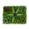 Pared de Plantas Simuladas, Decoración de Césped Artificial de Plástico Falso, Accesorios para Pared de Plantas Verdes, Césped de Eucalipto Simulado Milán Encriptado