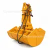 Garra hidráulica tipo concha para escavadeira para dragagem de rios e lagos, carregamento e descarregamento de areia e cascalho, equipamento de construção de portos e reservatórios