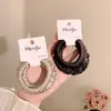 Diadema Plisada de Alta Elasticidad y Durabilidad para Mujer, Cuerda para el Cabello de Satén Fresca que No Daña el Cabello, Goma para Coleta Alta Personalizable